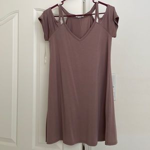 Socialite (Nordstrom) Mauve Size XS Mini Tshirt Dress